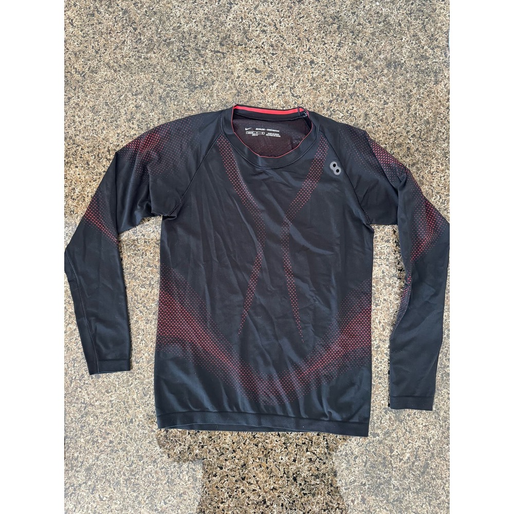 NIKE SEAMLESS SANS COUTURE DRI FIT L/S SHIRT Crew Neck Size 12-14 large Kids